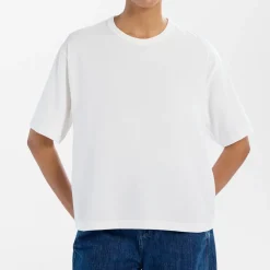 Femme Studio Nicholson L'esprit Merci|T-shirts-- T Shirt Lee - Blanc Optique