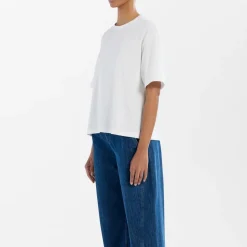 Femme Studio Nicholson L'esprit Merci|T-shirts-- T Shirt Lee - Blanc Optique