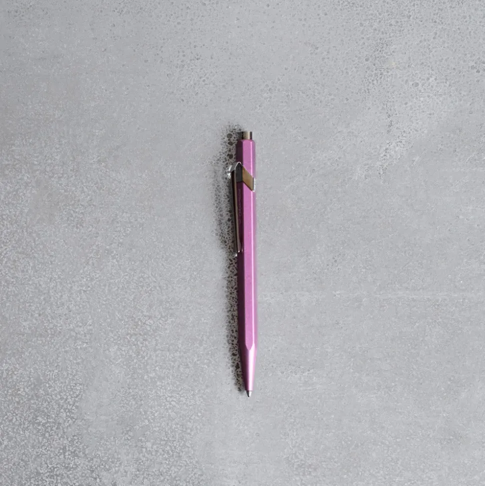 252 CARAN D ACHE Écriture-Stylo bille 849 COLORMAT-X - Rose - Caran d'Ache