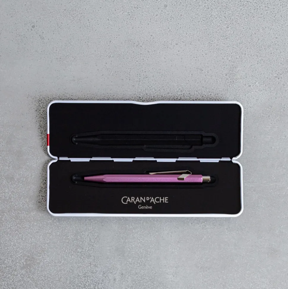 252 CARAN D ACHE Écriture-Stylo bille 849 COLORMAT-X - Rose - Caran d'Ache