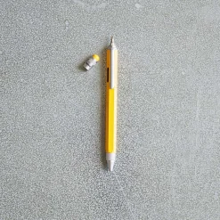 1233 TROIKA Écriture|Accessoirisez Votre Intérieur-Stylo bille multitâche - Jaune