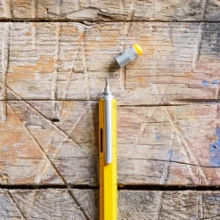 1233 TROIKA Écriture|Accessoirisez Votre Intérieur-Stylo bille multitâche - Jaune