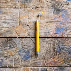 1233 TROIKA Écriture|Accessoirisez Votre Intérieur-Stylo bille multitâche - Jaune