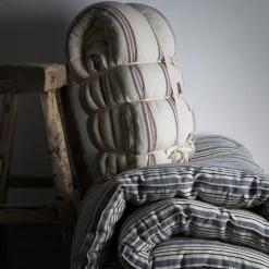 625 TENSIRA Surmatelas|Maison De Campagne-Sur-matelas - Rayé Bleu