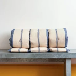 625 TENSIRA Surmatelas-Sur-matelas - Rayures Bleu Epaisses