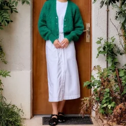 Femme Surprise Mailles-- Cardigan Monica - Vert