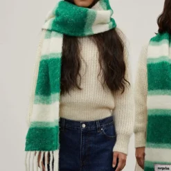 Femme Surprise L'esprit Merci|Foulards & Echarpes-- Écharpe Alpaga Sofia - Vert