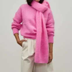 Femme Surprise Foulards & Echarpes-- Écharpe Mohair Donna - Rose