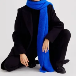 Femme Surprise L'esprit Merci|Foulards & Echarpes-- Écharpe Mohair Donna - Bleu