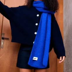 Femme Surprise L'esprit Merci|Foulards & Echarpes-- Écharpe Mohair Donna - Bleu