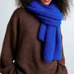 Femme Surprise L'esprit Merci|Foulards & Echarpes-- Écharpe Mohair Donna - Bleu