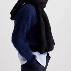 Femme Surprise L'esprit Merci|Mailles-- Pull Mohair Jane - Marine