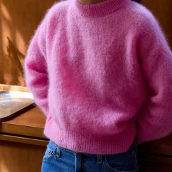 Femme Surprise L'esprit Merci|Mailles-- Pull Mohair Jane - Rose