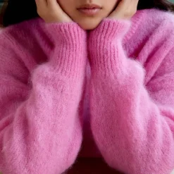 Femme Surprise L'esprit Merci|Mailles-- Pull Mohair Jane - Rose