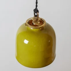 1075 SUSPENTES KEATON Suspensions-Suspension Keaton en céramique - Moutarde