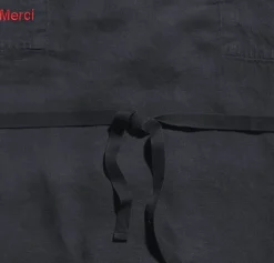 200 LINTEX Tabliers-Tablier en lin lavé - Bleu Encre