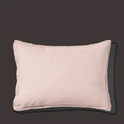2100 GAZEX Taies D'oreiller-Taie d'oreiller en gaze de coton - Rose de Bagatelle