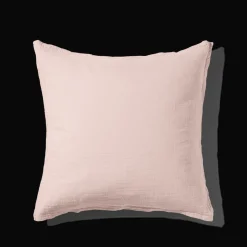 2100 GAZEX Taies D'oreiller-Taie d'oreiller en gaze de coton - Rose de Bagatelle