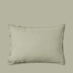 2100 GAZEX Taies D'oreiller-Taie d'oreiller en gaze de coton - Vert 77 Rue de Varenne