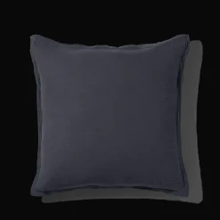 2100 GAZEX Taies D'oreiller-Taie d'oreiller en gaze de coton - Gris Fusain