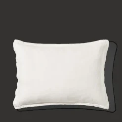 2100 GAZEX Taies D'oreiller-Taie d'oreiller en gaze de coton - Blanc de Meudon