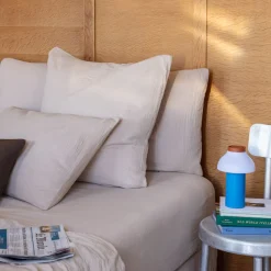 2100 GAZEX Taies D'oreiller-Taie d'oreiller en gaze de coton - Beige Quai de Seine