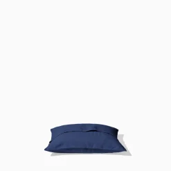 200 LINTEX Taies D'oreiller-Taie d'oreiller en lin lavé - Bleu Shibori