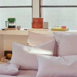 200 LINTEX Taies D'oreiller-Taie d'oreiller en lin lavé - Parme Fuji Iro