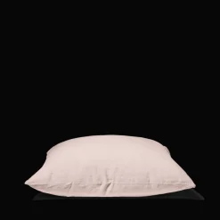 200 LINTEX Taies D'oreiller-Taie d'oreiller en lin lavé - Beige Rosé