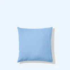 200 LINTEX Taies D'oreiller-Taie d'oreiller en lin lavé - Bleu Tyrrhénien