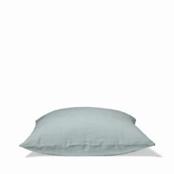 200 LINTEX Taies D'oreiller-Taie d'oreiller en lin lavé - Gris Vésuve