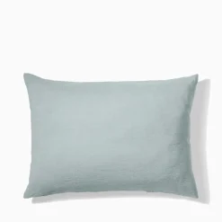 200 LINTEX Taies D'oreiller-Taie d'oreiller en lin lavé - Gris Vésuve