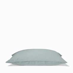 200 LINTEX Taies D'oreiller-Taie d'oreiller en lin lavé - Gris Vésuve