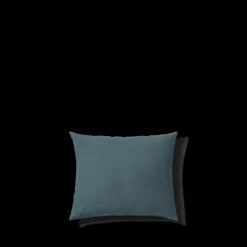 200 LINTEX Taies D'oreiller-Taie d'oreiller en lin lavé - Bleu Pétrole