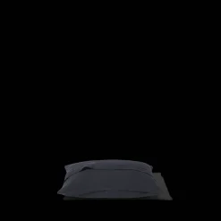 200 LINTEX Taies D'oreiller-Taie d'oreiller en lin lavé - Bleu Encre