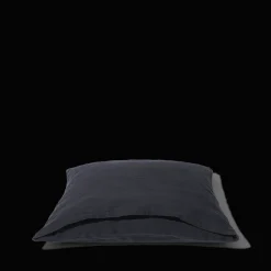 200 LINTEX Taies D'oreiller-Taie d'oreiller en lin lavé - Bleu Encre