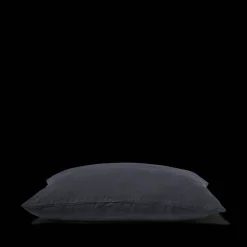 200 LINTEX Taies D'oreiller-Taie d'oreiller en lin lavé - Bleu Encre