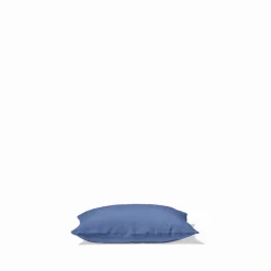 200 LINTEX Taies D'oreiller-Taie d'oreiller en lin lavé - Bleu Paros