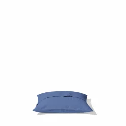 200 LINTEX Taies D'oreiller-Taie d'oreiller en lin lavé - Bleu Paros