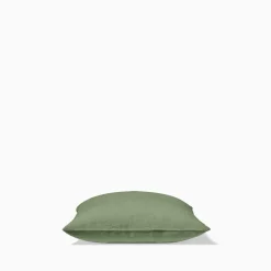 200 LINTEX Taies D'oreiller-Taie d'oreiller en lin lavé - Vert d'Anduze