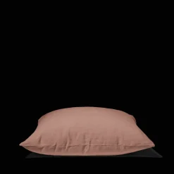 200 LINTEX Taies D'oreiller-Taie d'oreiller en lin lavé - Rose Argile