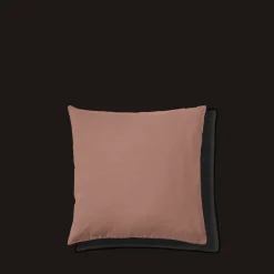 200 LINTEX Taies D'oreiller-Taie d'oreiller en lin lavé - Rose Argile