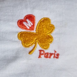 201 LINTEX Taies D'oreiller-Taie d'oreiller en lin lavé - Trèfle Jaune