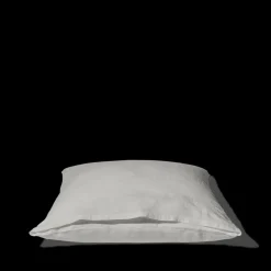 200 LINTEX Taies D'oreiller-Taie d'oreiller en lin lavé - Gris Brume