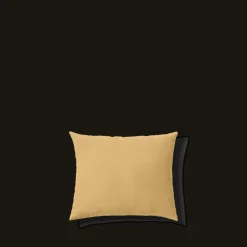 200 LINTEX Taies D'oreiller-Taie d'oreiller en lin lavé - Jaune Midi