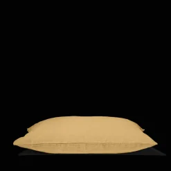 200 LINTEX Taies D'oreiller-Taie d'oreiller en lin lavé - Jaune Midi