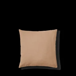 200 LINTEX Taies D'oreiller-Taie d'oreiller en lin lavé - Brun Chamotté