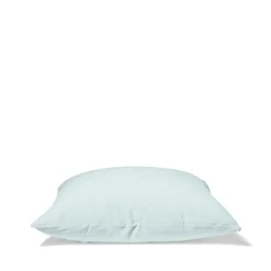 200 LINTEX Taies D'oreiller-Taie d'oreiller en lin lavé - Bleu Antiparos