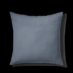 200 LINTEX Taies D'oreiller-Taie d'oreiller en lin lavé - Bleu de Nîmes