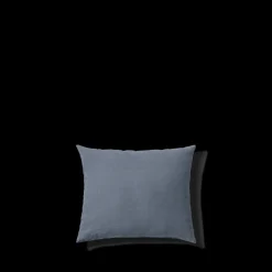 200 LINTEX Taies D'oreiller-Taie d'oreiller en lin lavé - Bleu de Nîmes